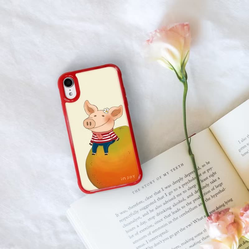 iPhoneX/XR/max/11pro/11max/SE3小P大吉大利耐撞擊邊框手機殼