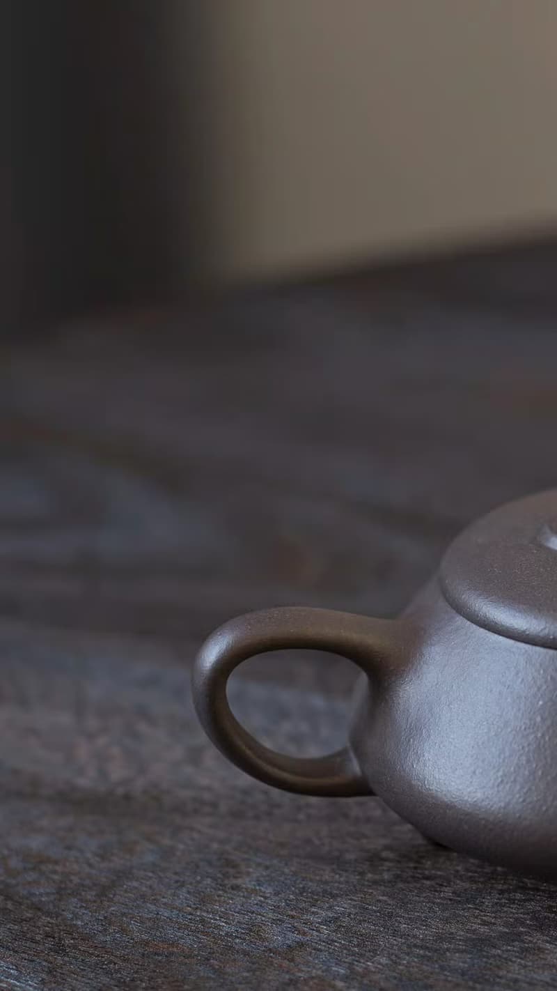 送禮紫砂壺茶壺三足韵瓢 慕古款 160cc 极品天青 泥料正宗 水色润