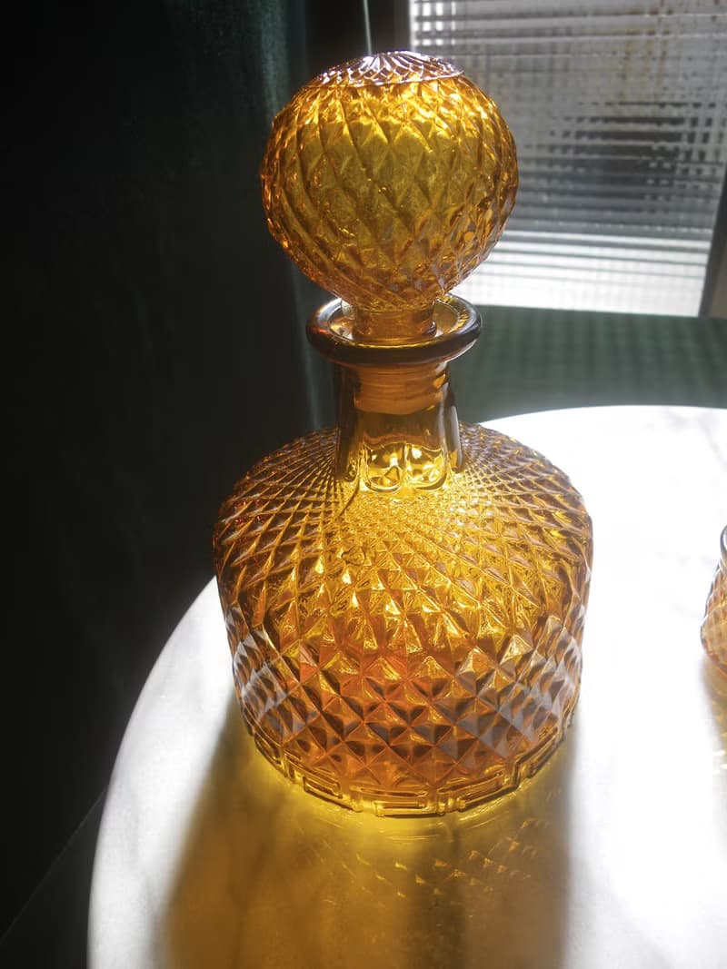 【老時光 OLD-TIME】早期台灣製玻璃酒瓶酒杯組