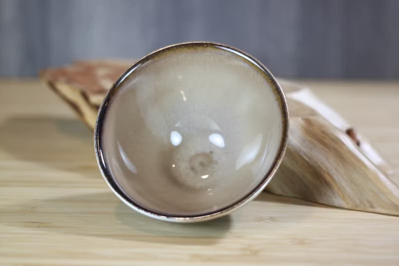 【送禮好物】120ml 天目釉 柴燒茶杯 鶯歌名家葉敏祥手工作品