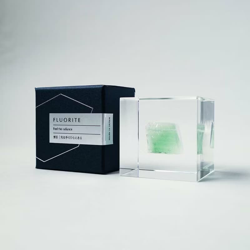 Sola cube Mineral礦石立方塊 螢石_掌心內的光