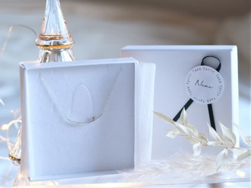 Næturslippur necklace　K10YG×silver925　月と星リング　シルバー×ゴールド