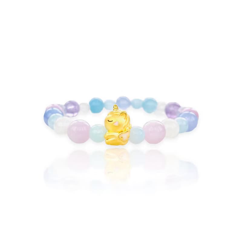 夢見獨角獸 摩根石 冰藍玉髓 紫鋰輝 薰衣草紫水晶 月光石