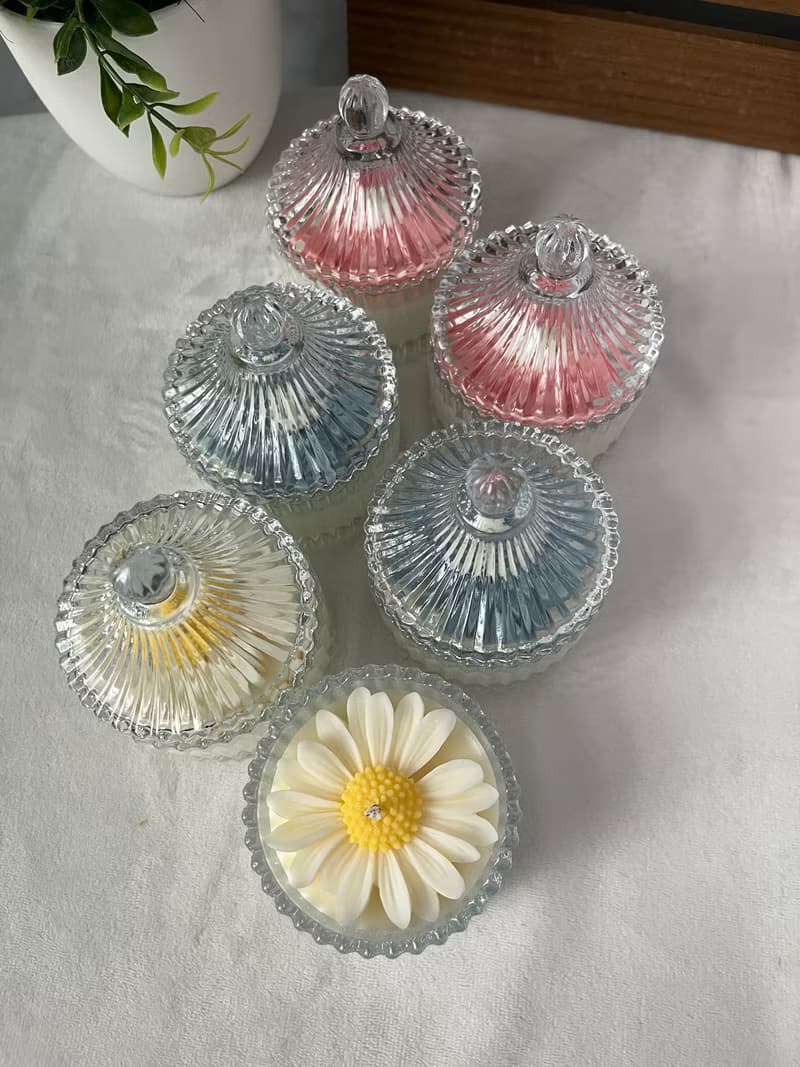 托比好蠟 | 白色小雛菊工藝香氛蠟燭 生日禮物 畢業禮物 婚禮小物