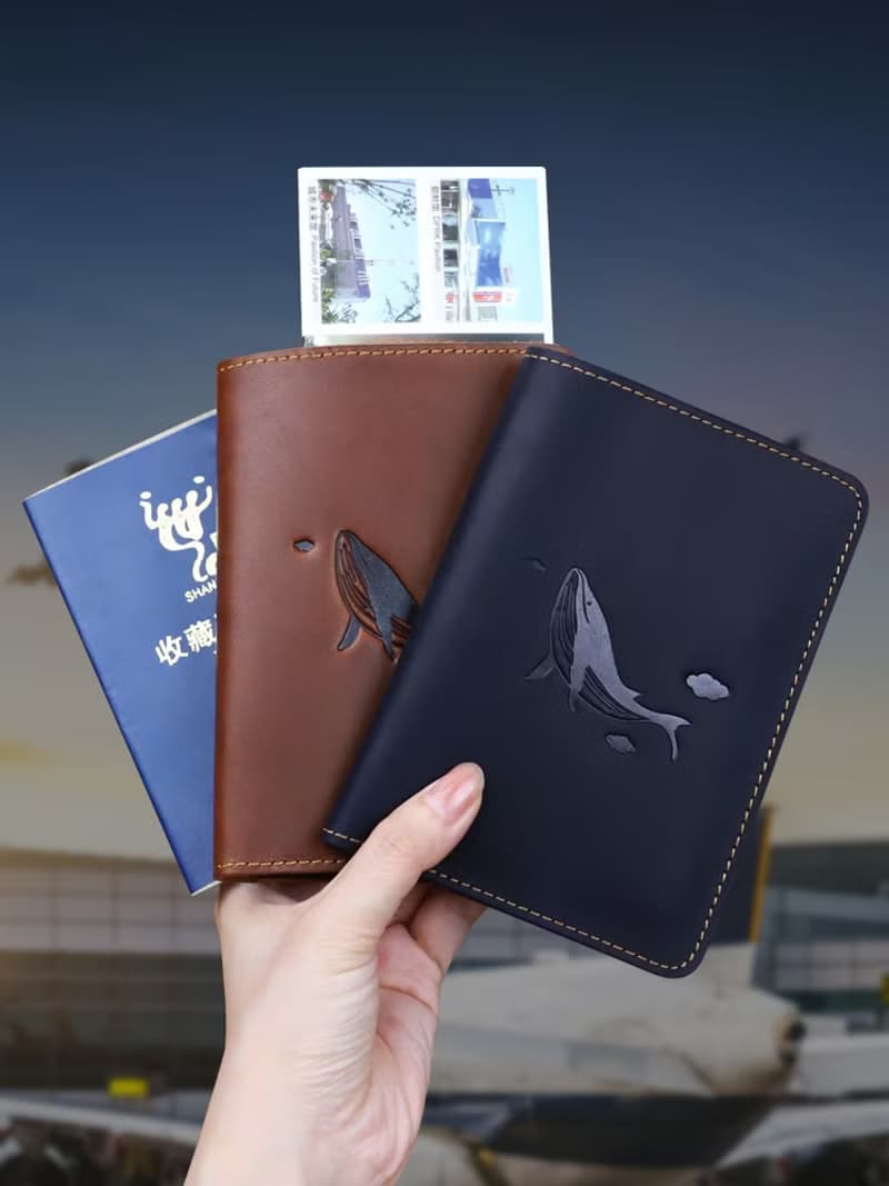 瘋馬皮護照夾 手工真皮護照套 旅遊畢業季