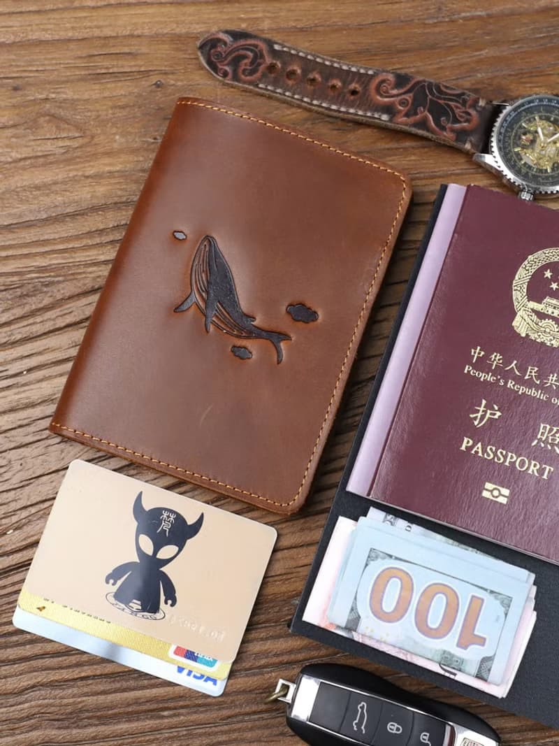 瘋馬皮護照夾 手工真皮護照套 旅遊畢業季