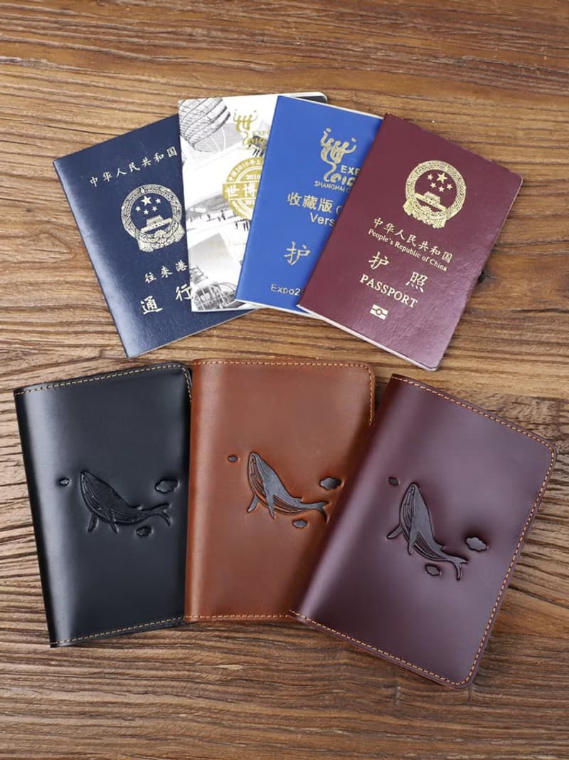 瘋馬皮護照夾 手工真皮護照套 旅遊畢業季
