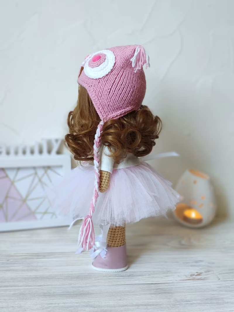 Crochet doll Amigurumi toy Owl lover gift Kids christmas gift girl Nursery decor