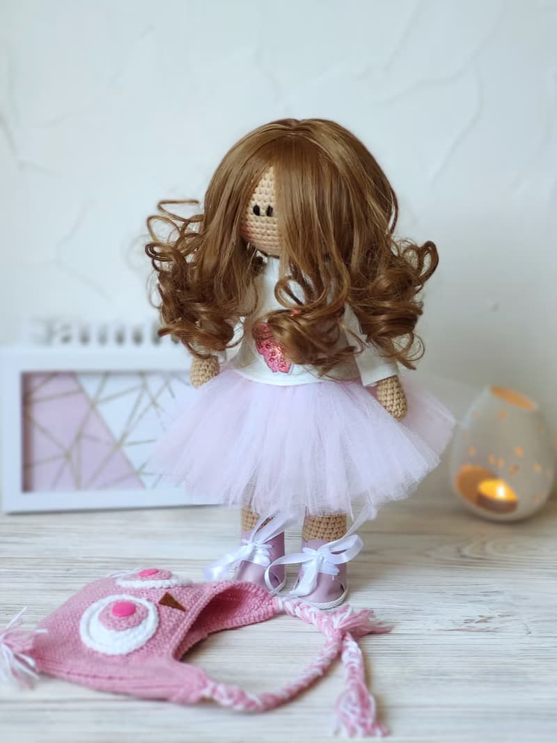 Crochet doll Amigurumi toy Owl lover gift Kids christmas gift girl Nursery decor