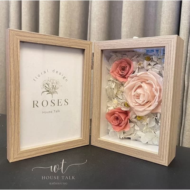 蕨美水耕x屋語花藝設計-永花生相框/婚禮小物.母親節禮物.教師節