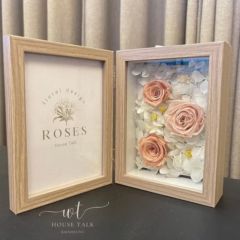 蕨美水耕x屋語花藝設計-永花生相框/婚禮小物.母親節禮物.教師節