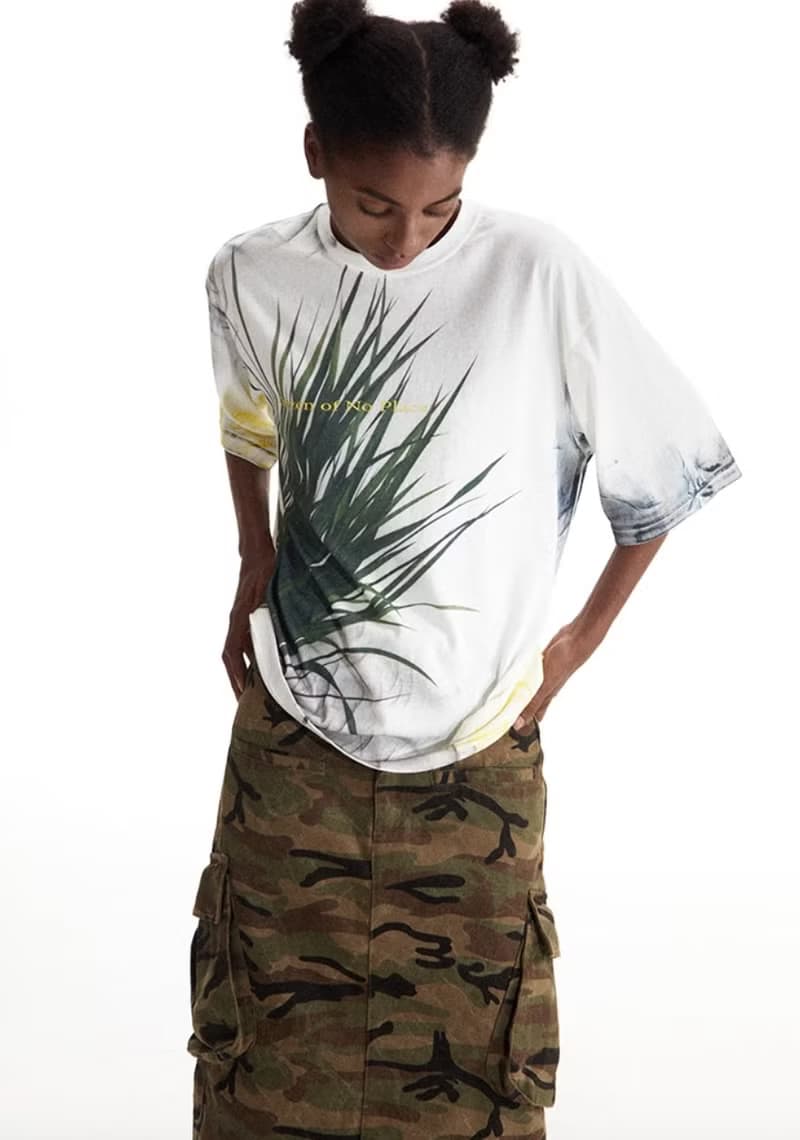 Green Grass T-shirt 鬆弛青草花束短袖T恤