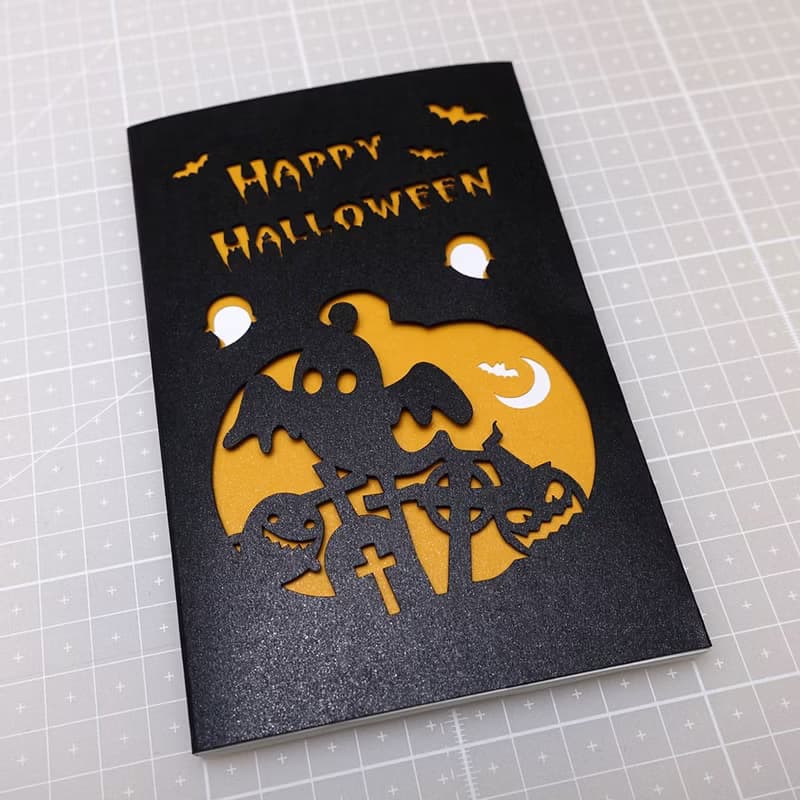 Wow會說話的萬聖節卡片Halloween-鏤空切割-錄音卡片 驚喜禮物