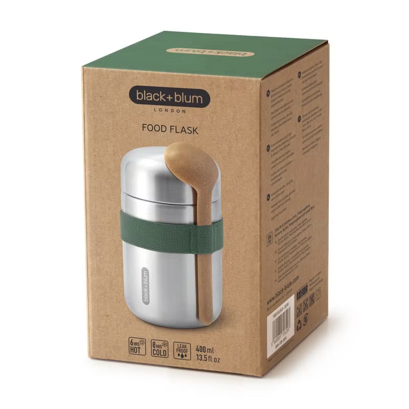 不銹鋼真空保溫食物罐 (不銹鋼) 連小湯殼 13.5oz (400ml)