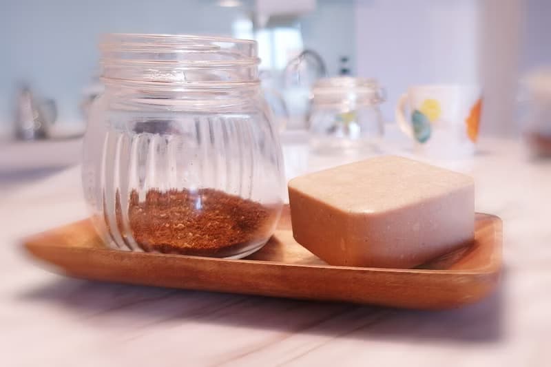 何首烏茶花柔順養髮皂 清爽 不黏膩 手工皂 洗髮皂  冷製  肥皂