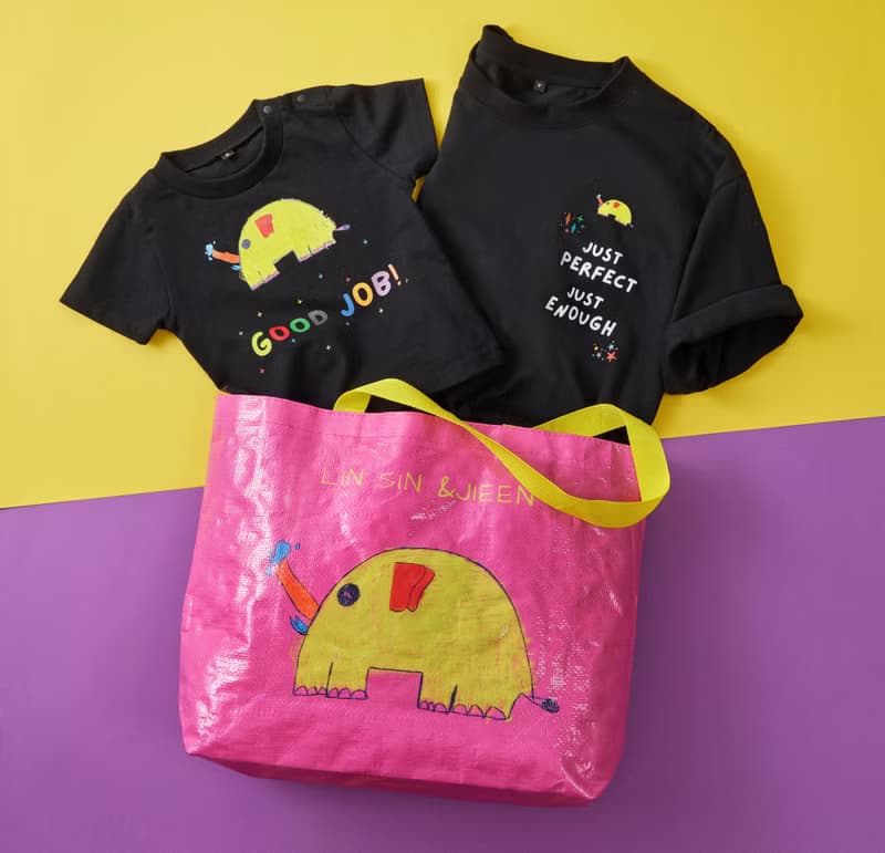 會噴水的小象成人T-shirt(灰色)