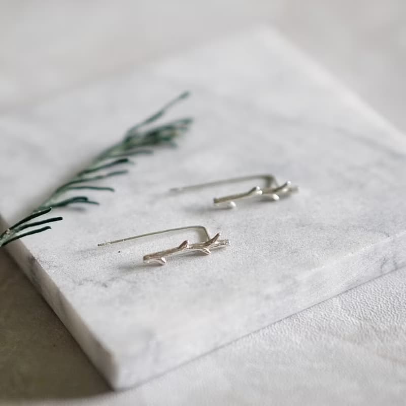 樹枝系列 | 925純銀耳環