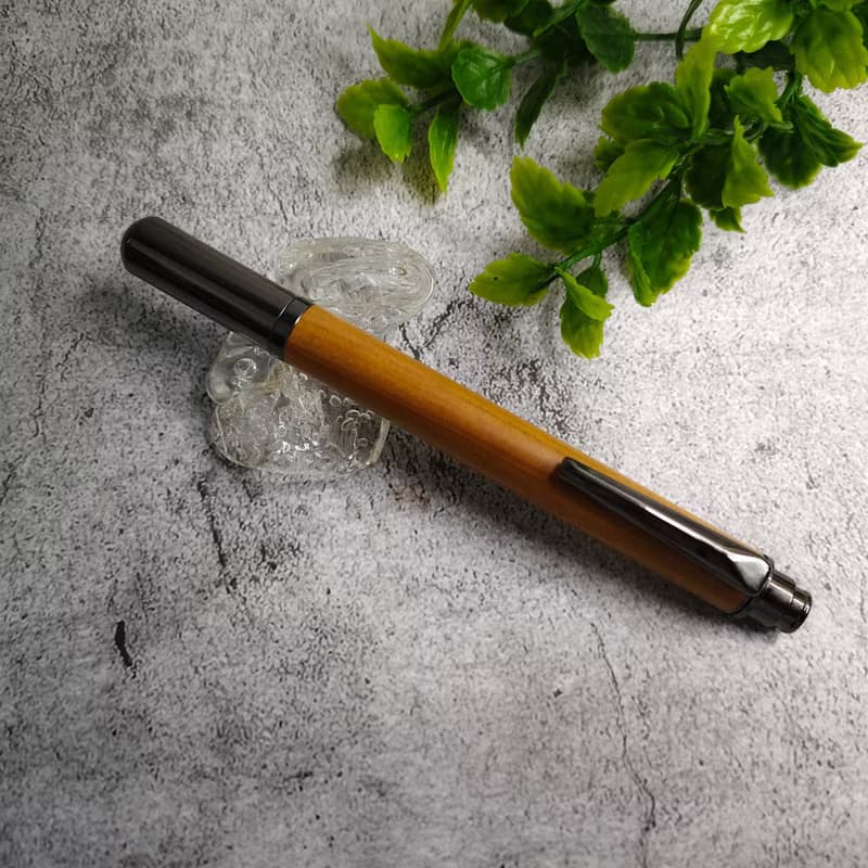 肖楠木 原木 手工筆 鋼珠筆( 拔蓋式)