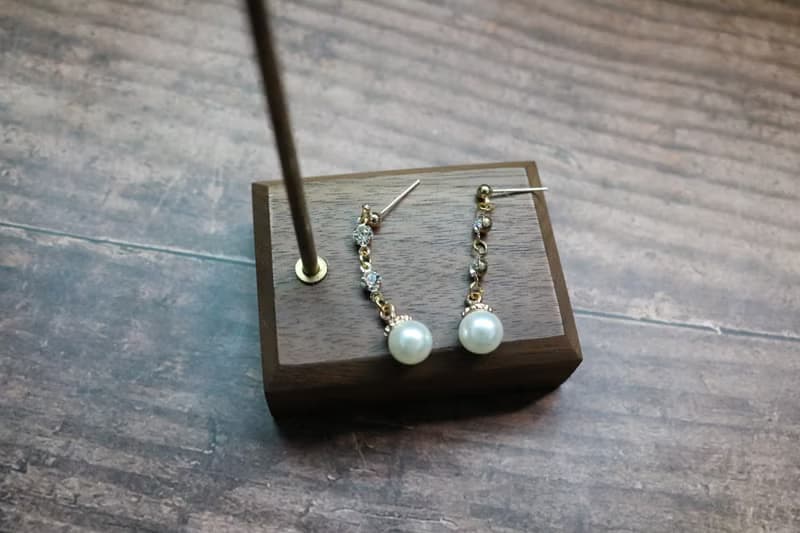 巴羅克珍珠耳釘簡約小巧氣質女耳飾