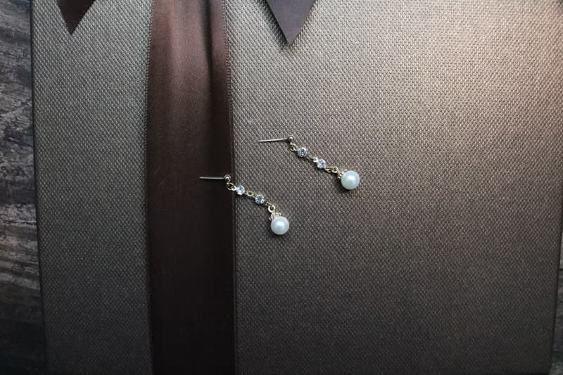 巴羅克珍珠耳釘簡約小巧氣質女耳飾