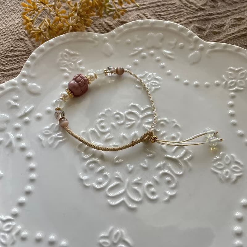 阿拉善貔貅氣質編織手鍊