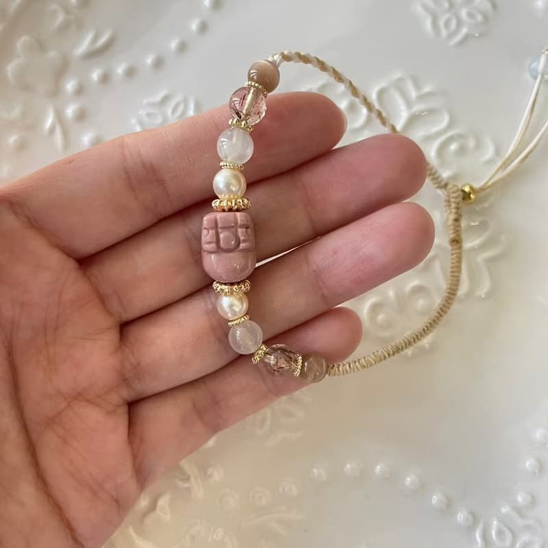 阿拉善貔貅氣質編織手鍊