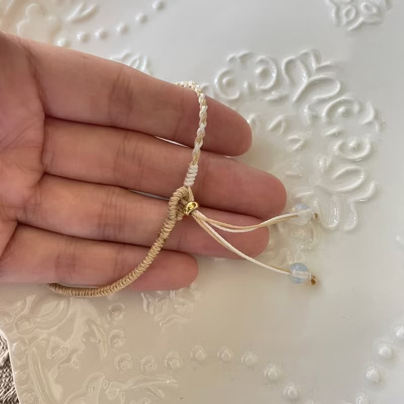 阿拉善貔貅氣質編織手鍊