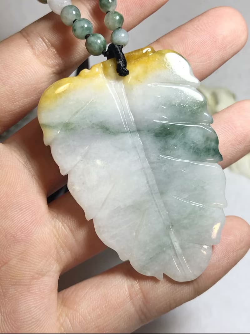 多寶晶石/天然翡翠A貨鳳牌/黃翡/飄花鳳牌/黃加綠/龍鳳珮/附證書