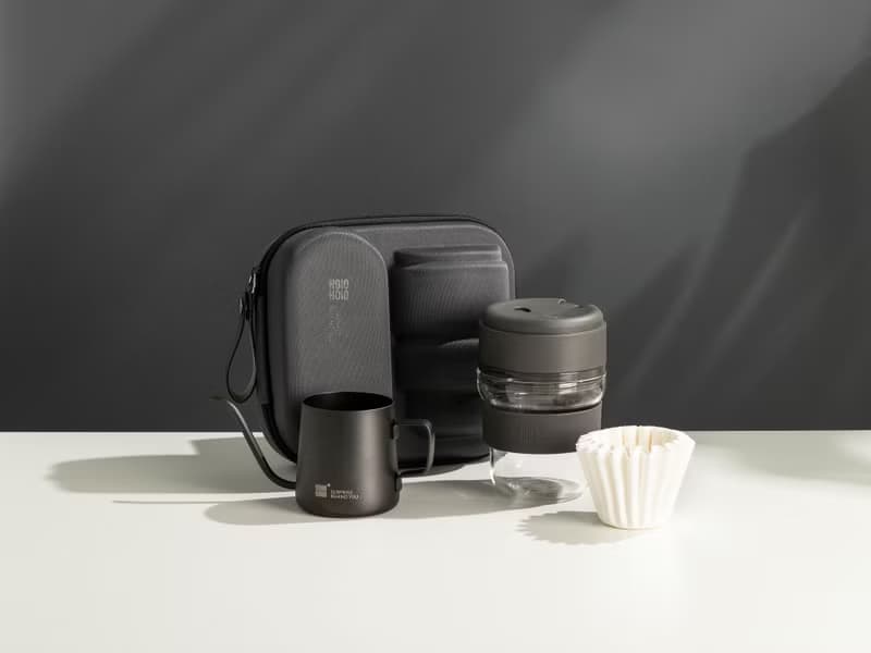 【HOLOHOLO】COFF GO 手沖咖啡露營旅行套件組 (附濾紙、手沖壺)