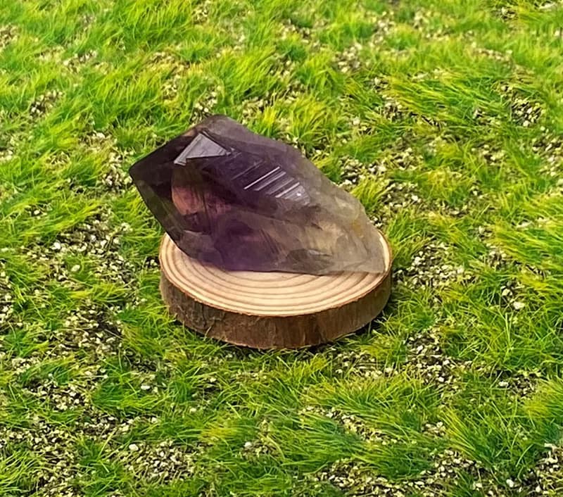 彩紅紫晶骨幹權杖水晶 冥想 療癒 避邪化煞 吸收負能量 快速出貨