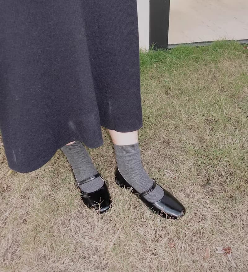赫本瑪莉珍 平底舒適芭蕾風單鞋 手工製