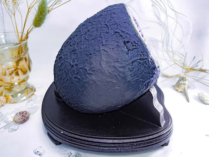 【銅鑼燒 紫水晶洞】招財聚寶盆入厝物辦公室小物