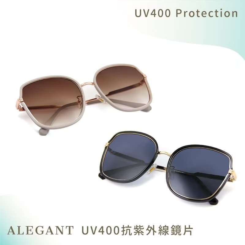 童話的午夜花園│魅力時尚金屬設計方框墨鏡│UV400太陽眼鏡-2色