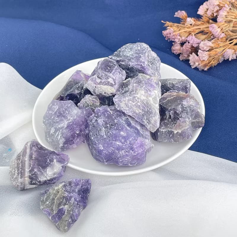 【MU工坊】深紫水晶擴香石/水晶擴香燈/碎石/室內香薰/淨化小