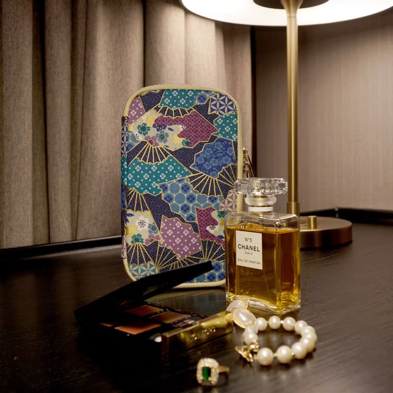 【新加坡製】拉鍊護照 收納包 - 扇宇 藍