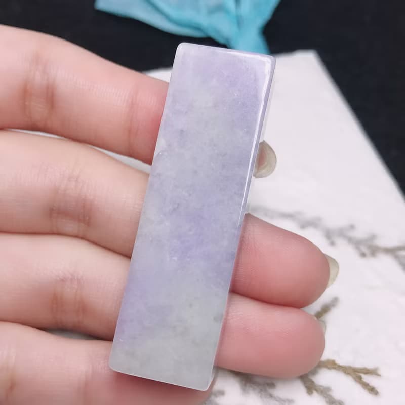 紫羅蘭翡翠印章 | 天然緬甸玉A貨翡翠 | 送禮