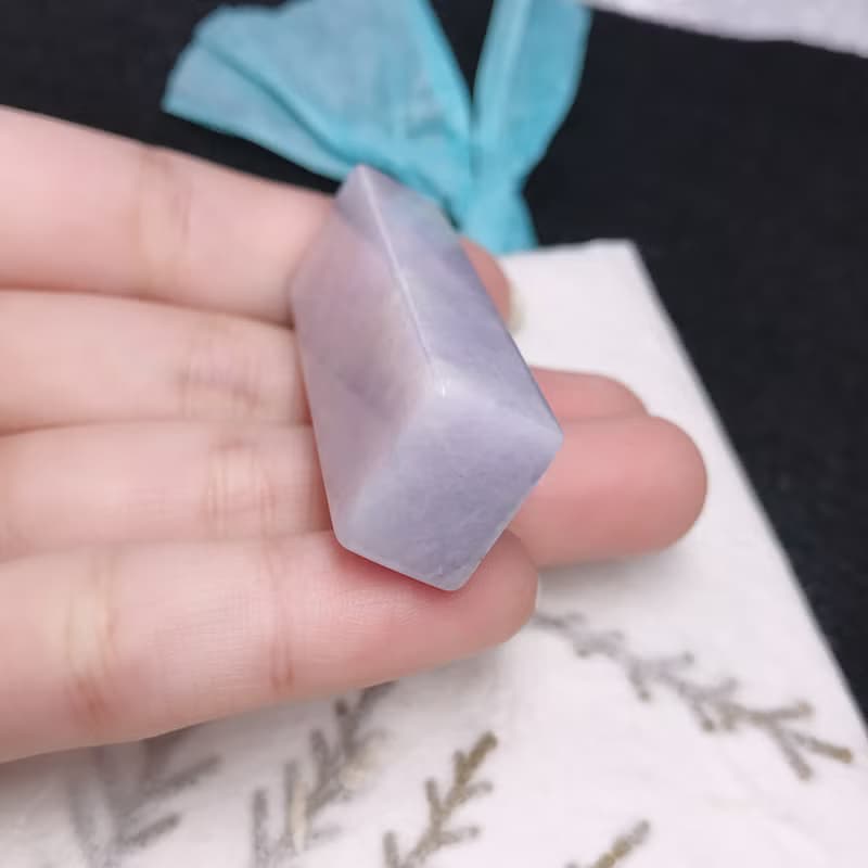 紫羅蘭翡翠印章 | 天然緬甸玉A貨翡翠 | 送禮