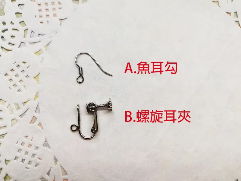 水滴形耳環 日本友禪紙 和紙(獨一商品)GE04-001