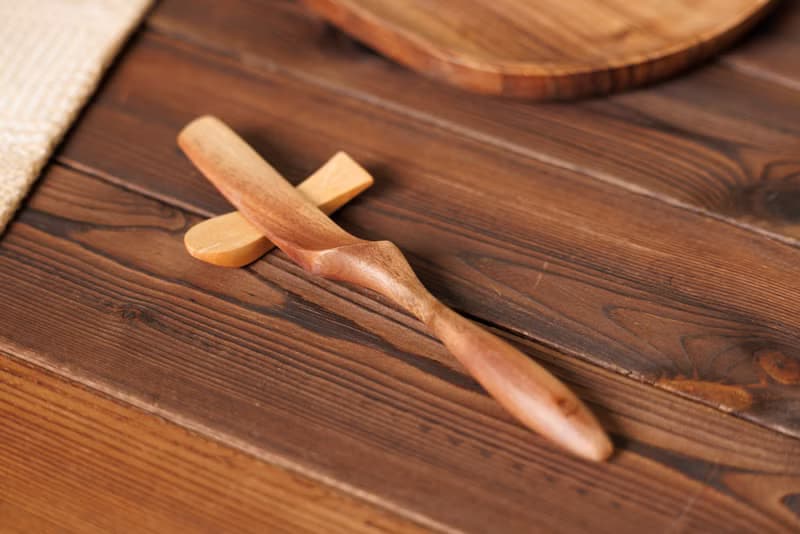 Islandoffer島嶼製作 簡約黑胡桃木牛油刀 木系餐具 (一件)