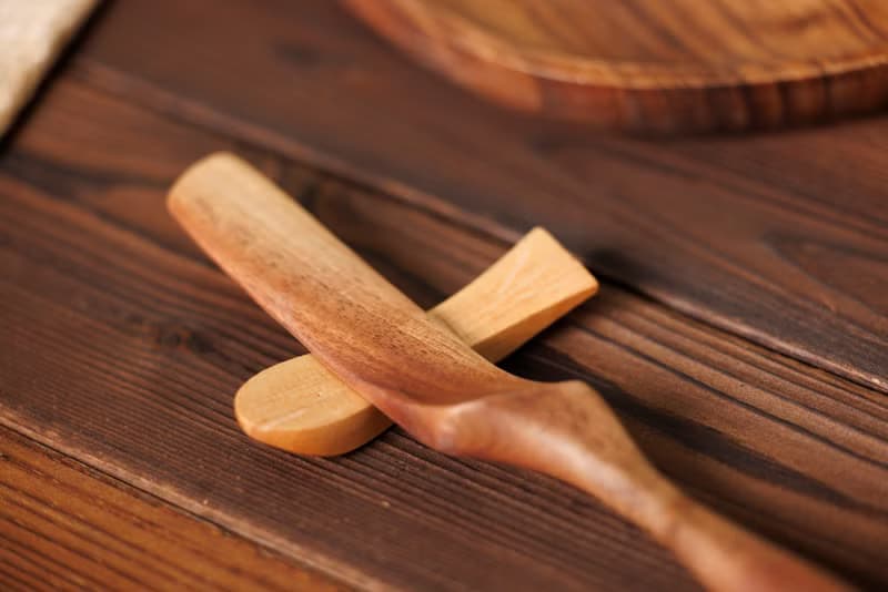 Islandoffer島嶼製作 簡約黑胡桃木牛油刀 木系餐具 (一件)