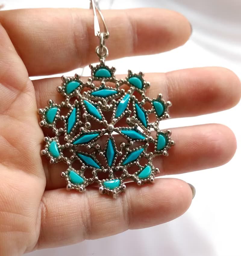 【西洋古董飾品】SOUTHWESTERN JEWELRY style 萬花筒項鍊
