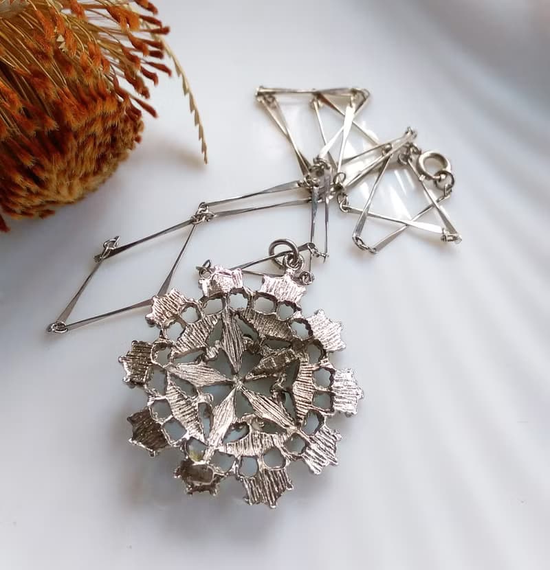 【西洋古董飾品】SOUTHWESTERN JEWELRY style 萬花筒項鍊