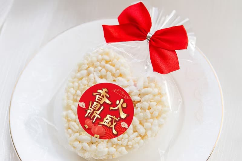 Q版神明祝壽 精巧單包裝 心型米香 (2口味可挑) 素食可 聖誕千秋