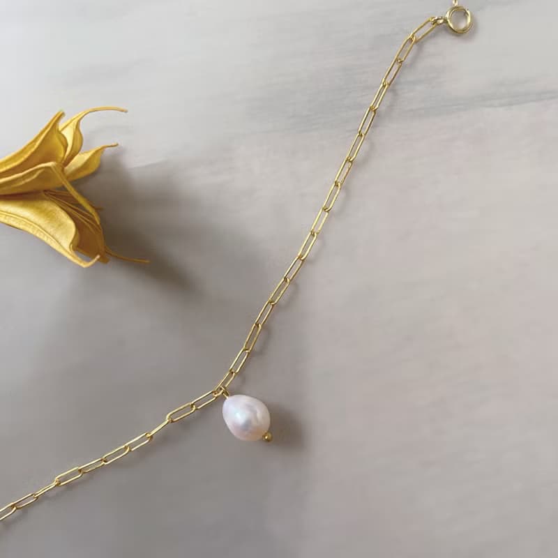 14K包金珍珠手鍊_Moonlight 14KGF bracelet