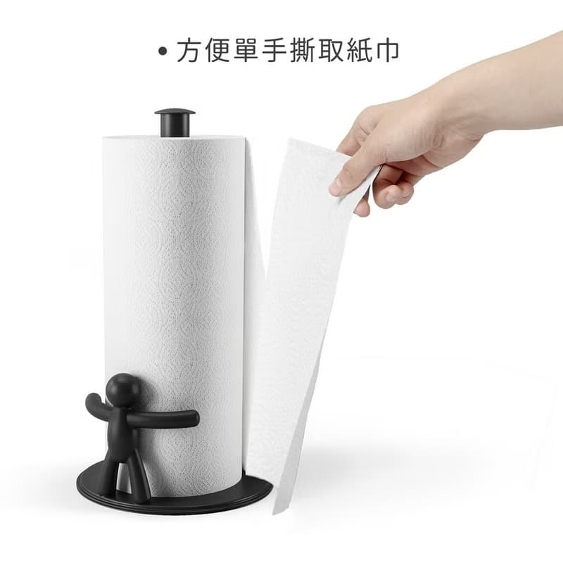 【Umbra】Buddy小人廚房衛生紙架(白) | 廚房紙巾架