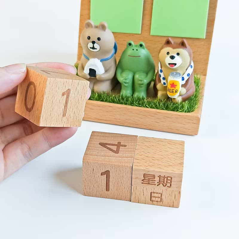 【禮物首選】小草堆萬年曆  桌曆 辦公桌 禮物推薦 生日禮物 刻字