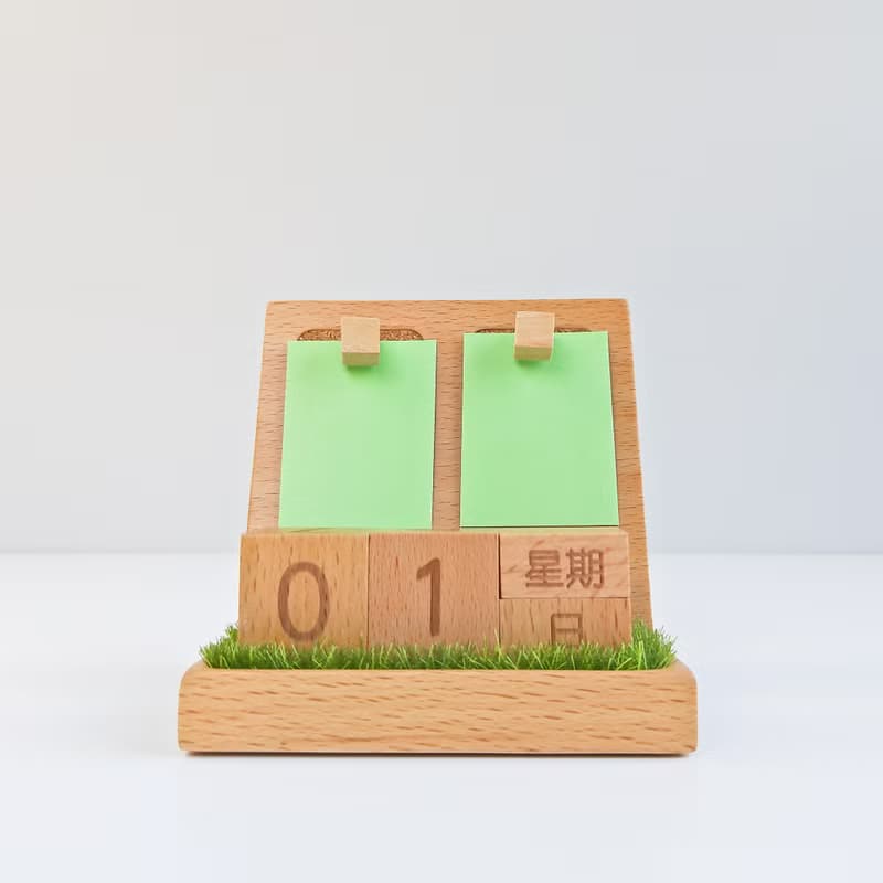 【禮物首選】小草堆萬年曆  桌曆 辦公桌 禮物推薦 生日禮物 刻字