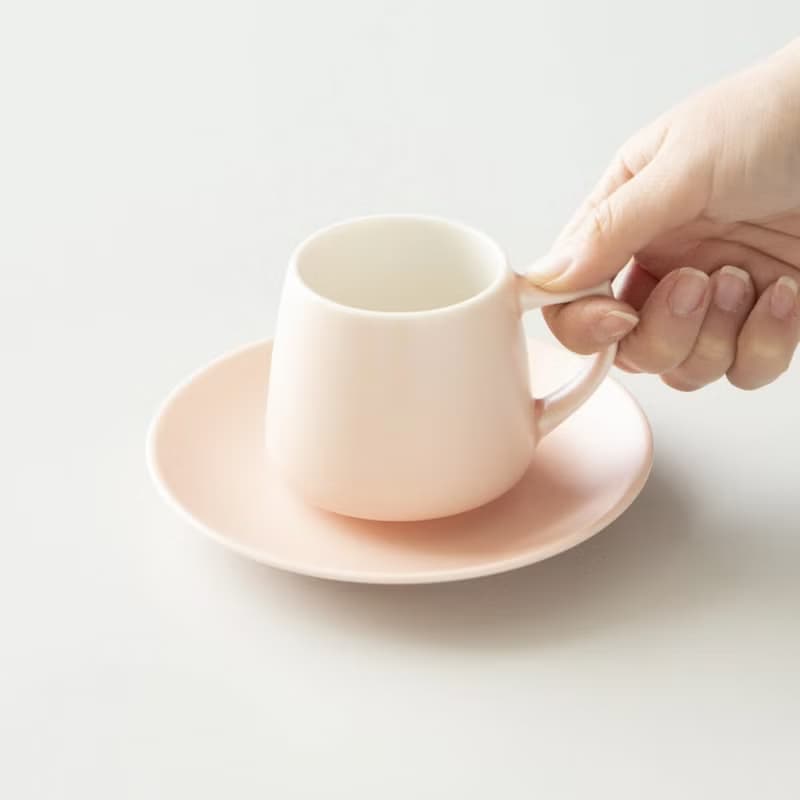 Aroma 陶瓷咖啡杯盤/霧色/杯子另購/日本陶瓷餐具/點心盤