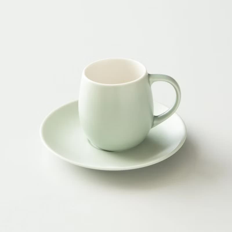 Aroma 陶瓷咖啡杯盤/霧色/杯子另購/日本陶瓷餐具/點心盤