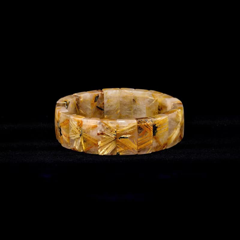 寶麗金珠寶-天然鈦晶花手排